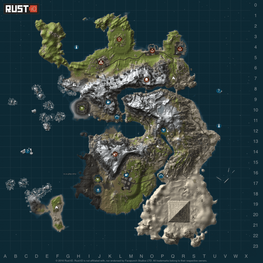 Map of the rust world фото 17