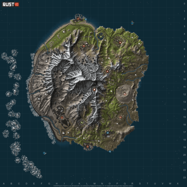 EagleIsland Free Rust Custom Map – Lone Design