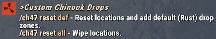 Rust Custom Chinook Drops All Products