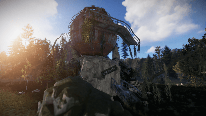 Sphere in hand 5 Rust Sphere in hand Prefabs