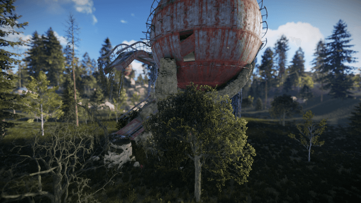 Sphere in hand 1 Rust Sphere in hand Prefabs