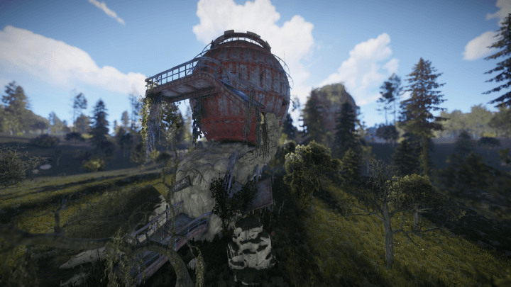 Sphere in hand 3 Rust Sphere in hand Prefabs