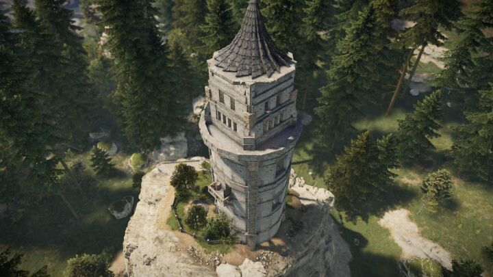 Rust Stone Tower Prefabs