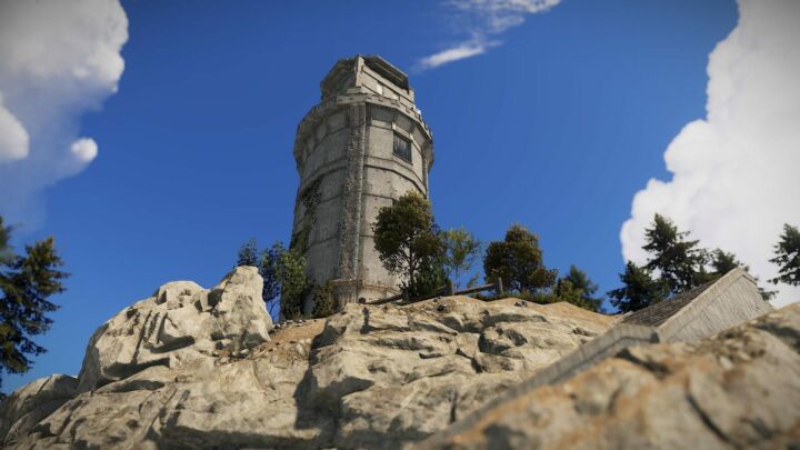 Rust Stone Tower Prefabs