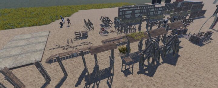 Rust Wood Work Set 1 Prefabs