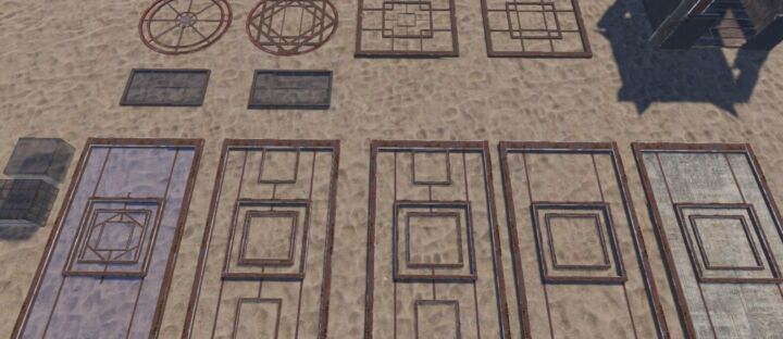 Rust Wood Work Set 1 Prefabs