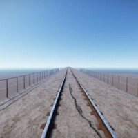 Rust Stone Wall Bridge 3