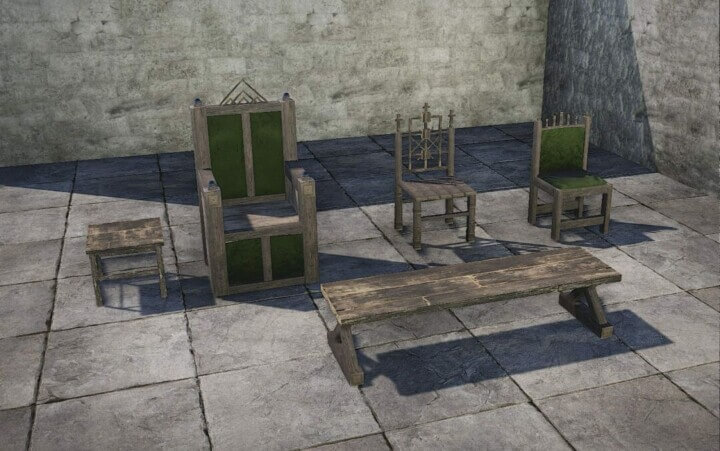 Rust Medieval interior set Prefabs