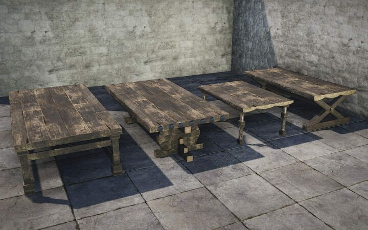 Rust Medieval interior set Prefabs