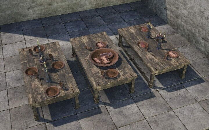 Rust Medieval interior set Prefabs