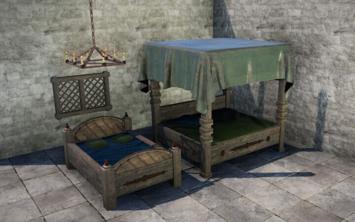 Rust Medieval interior set Prefabs