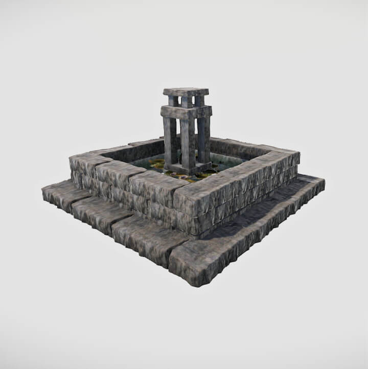 Rust Medieval set - garden Prefabs