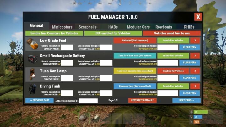Fuel Manager 1 Rust Fuel Manager All Products
