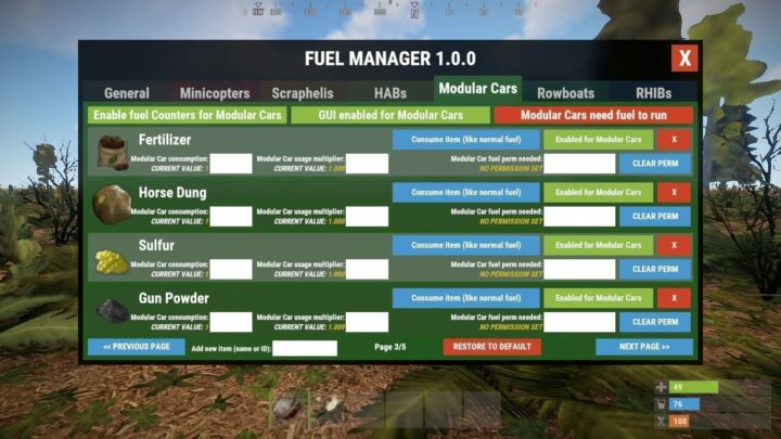 Fuel Manager 5 Rust Fuel Manager All Products