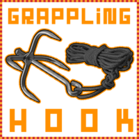 grappling hook logo amusement rides