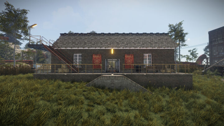 Rust Large Train Station Prefabs