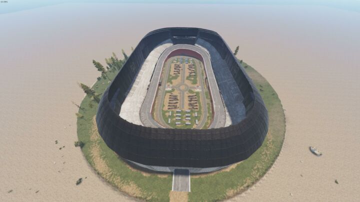 Nascar Arena Monument 4 Rust Nascar Arena Monument All Products