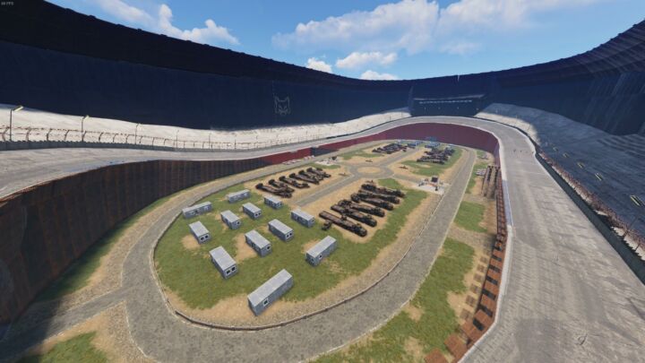 Nascar Arena Monument 9 Rust Nascar Arena Monument All Products