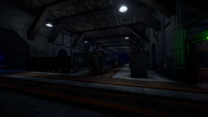 Rust Large Train Station Prefabs