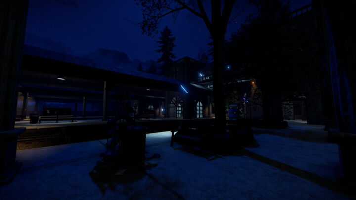 Rust Large Train Station Prefabs