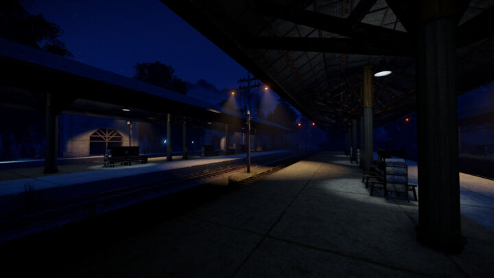 Rust Large Train Station Prefabs