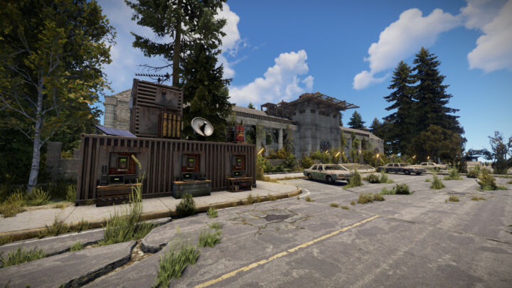 Rust Large Train Station Prefabs