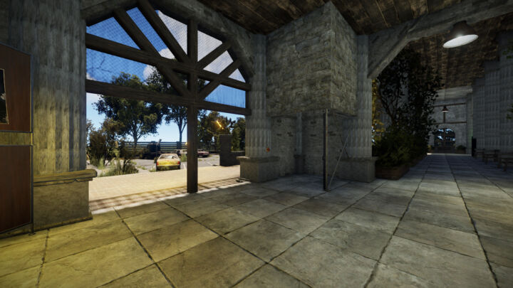 Rust Large Train Station Prefabs