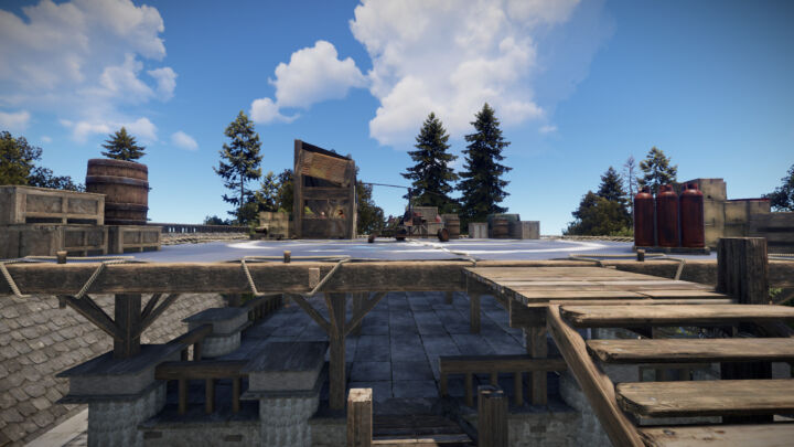 Rust Large Train Station Prefabs