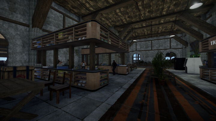 Rust Large Train Station Prefabs