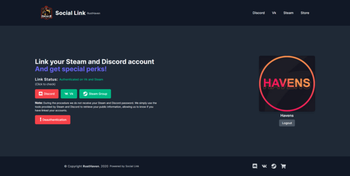 Rust Social Link All Products
