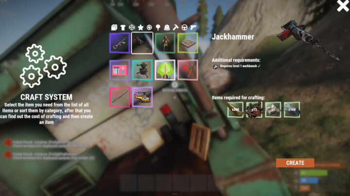 IQ Craft System 1 Rust IQCraftSystem All Products