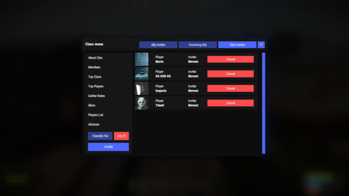 Clans 14 Rust Clans All Products