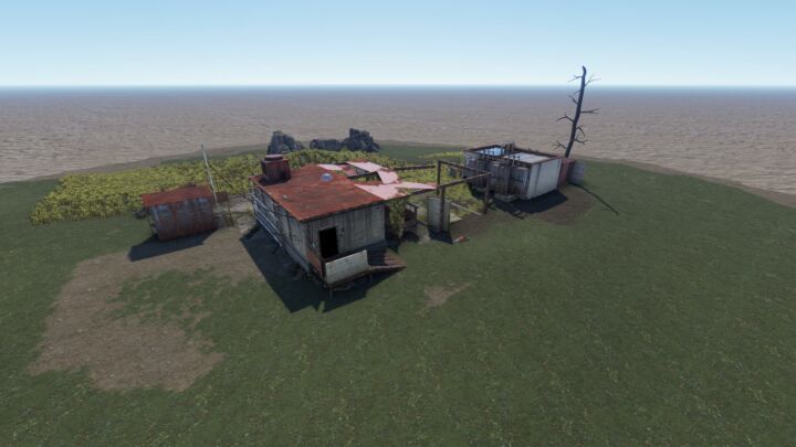 Rust Repair Hut v4 + Variant (small monument) All Products