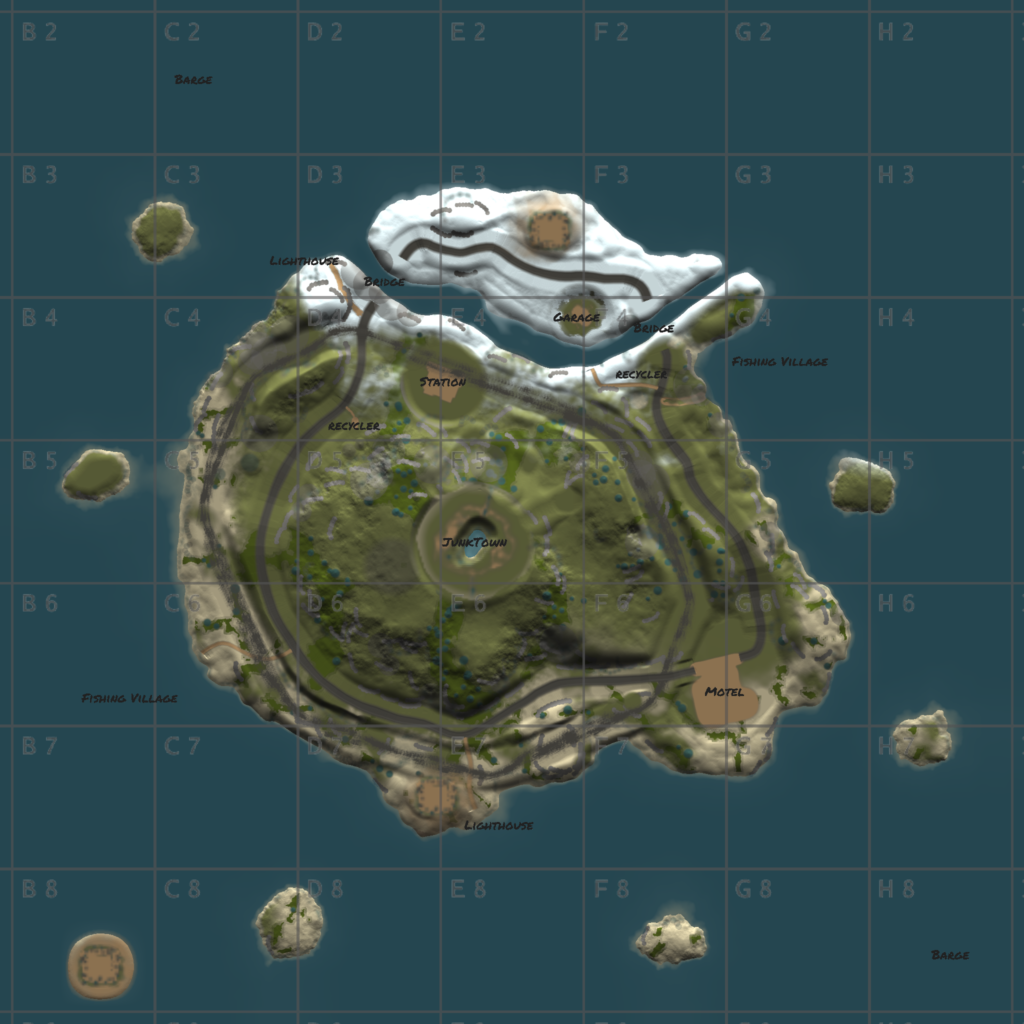 Small Island Mini-Map (Underwater Update Is Ready) - Lone Design