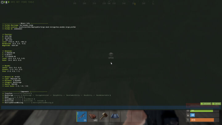 Rust Debug Info All Products