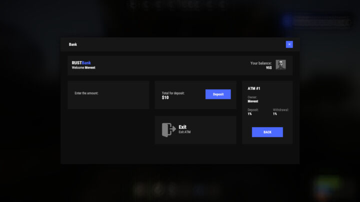 Rust Bank System All Products