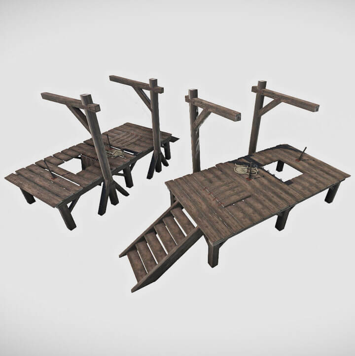 Rust Medieval Set - Inquisition Prefabs