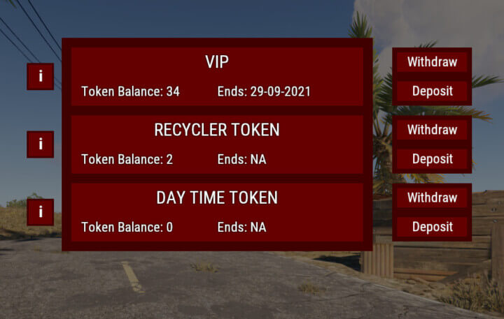 Rust VIPToken All Products
