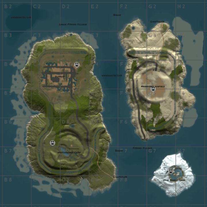 Booty Island (Mini Map) World 2.0 1 Rust Booty Island (Mini Map) All Products