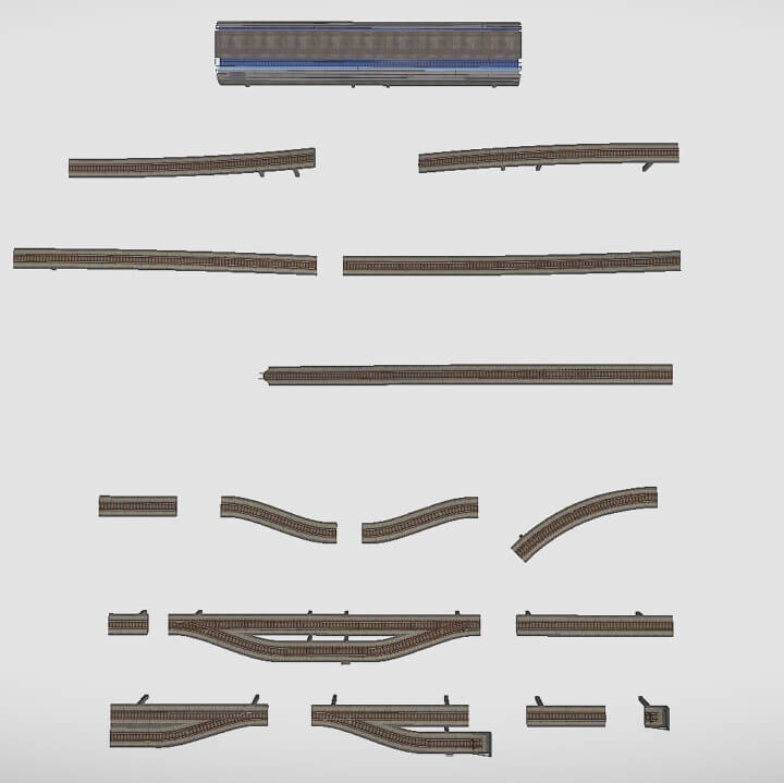 Rust Modular Elevated Railways Pack Prefabs