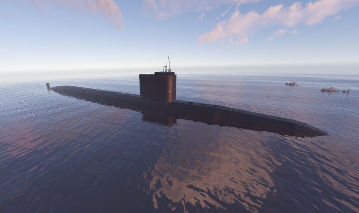 Rust Nuclear Submarine Monument All Products