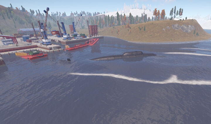 Rust Russian Submarine Monument All Products