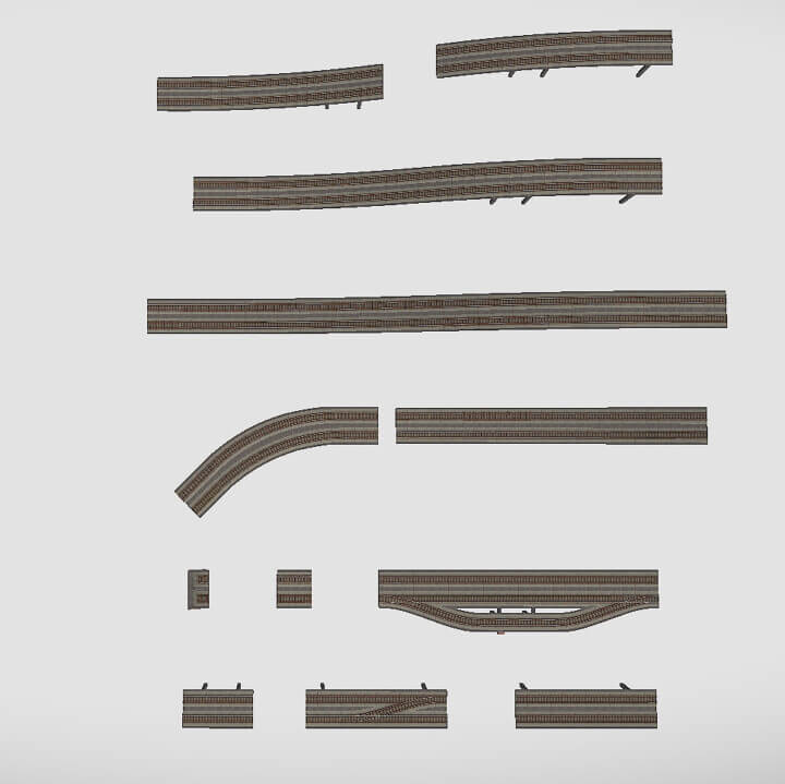 Rust Modular Elevated Railways Pack Prefabs