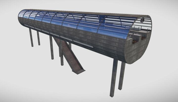 Rust Modular Elevated Railways Pack Prefabs