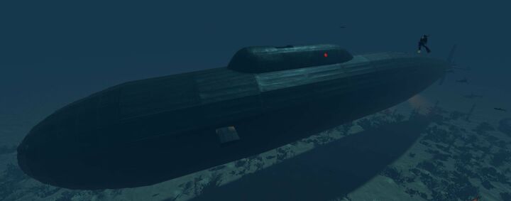 Rust Russian Submarine Monument All Products