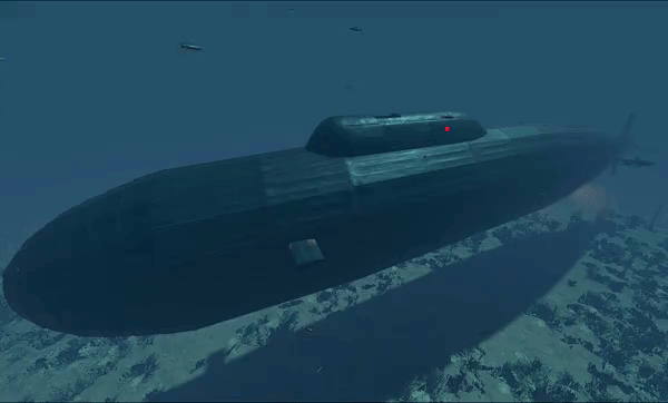 Rust Russian Submarine Monument All Products