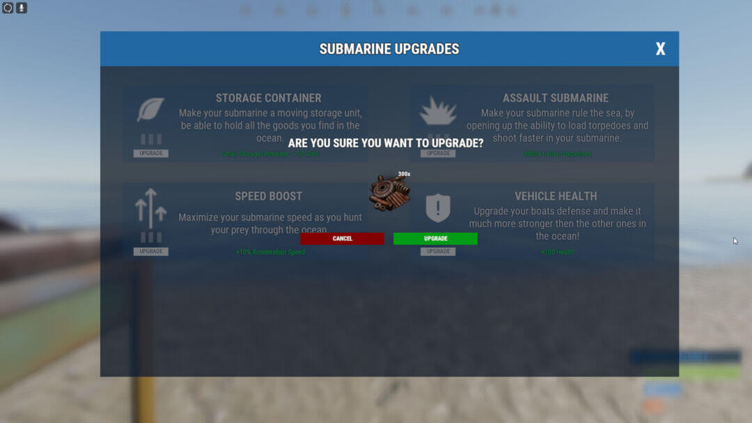 Submarine Upgrades - Lone Design