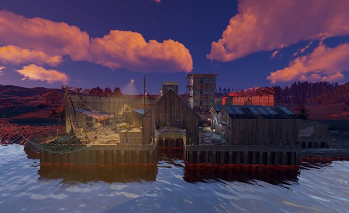 Rust Mini All In One Compound (Outpost, Bandit, Fishing Village & Stables) All Products