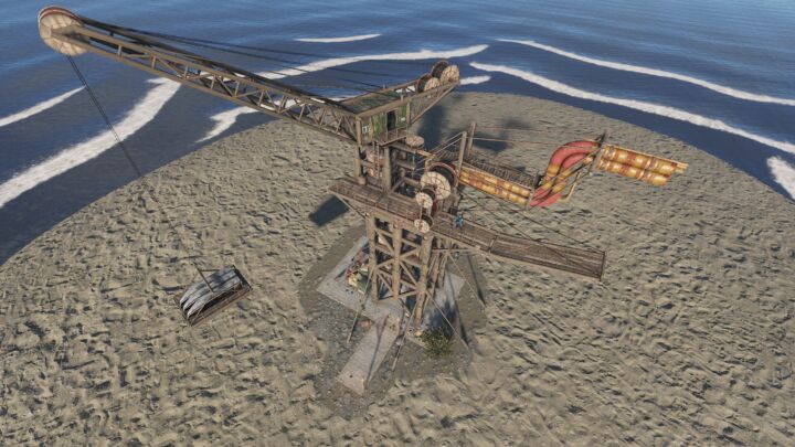 Rust Steampunk Dock Monument Prefabs