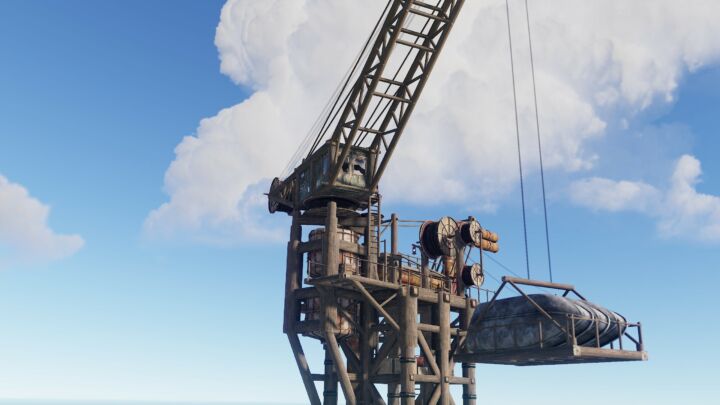 Rust Steampunk Dock Monument Prefabs